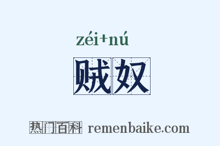 贼奴是什么意思的图片